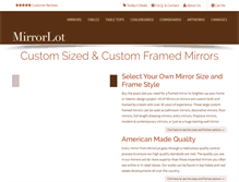 Tablet Screenshot of mirrorlot.com